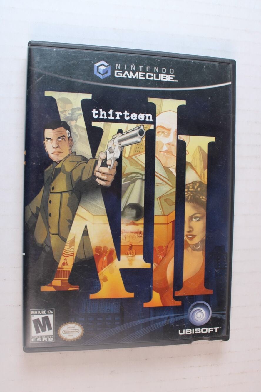 XIII - Thirteen (Nintendo GameCube, 2003) Authentic, tested/works